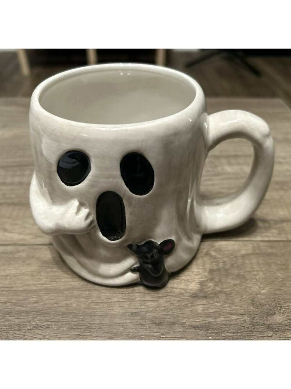 Blue Sky Ghost Ceramic Mug With Mouse Design 2021